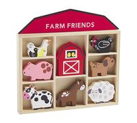 Mud Pie Children's Farm Animal Barn Set