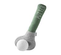 Mud Pie Children's Goft Knit Rattle, Green Putter Club