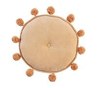 Mud Pie, Cuscino rotondo in velluto rosa, diametro 45,7 cm