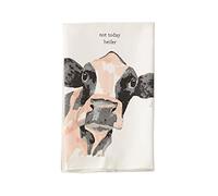 Mud Pie Farm - Asciugamano, cotone, mucca, 66 x 41 cm