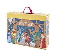 Mud Pie Kids Nativity Story - Set di scatole da gioco per bambini, 20 x 25 cm