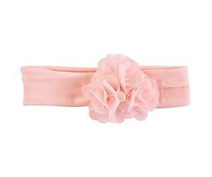 Mud Pie Kids' Shoppe Baby Girl Chiffon Flower Headbands (Pink)