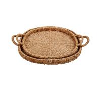 Mud Pie Set di vassoi per cesti; piccolo 43,2 x 50,8 cm | grande 48,3 x 58,4 cm