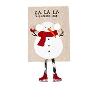 Mud Pie Snow Christmas - Asciugamano con gambe pendenti, 66 x 41 cm