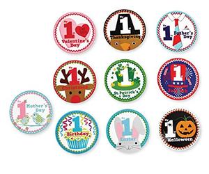 Mud Pie stickers, Dinosaur