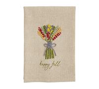 Mud Pie Strofinaccio con nodo francese autunnale, Hello Fall, 53,3 x 35,6 cm