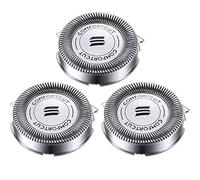 Mudder 3 Testine Ricambio per Rasoio SH30/ 50/ 52 per Rasoio Elettrico Lavabili, Compatibili con Serie 1000, 2000, 3000, 5000 e Modello At8xx/ At7xx/ Pt8xx/ Pt7xx, Stile con Lama Punta, Non Originali