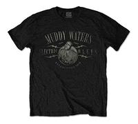 Muddy Waters Electric Blues Vintage T-Shirt, Nero (Black Black), Small Uomo