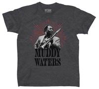 Muddy Waters Portrait Chicago Delta Blues Rock Jazz Musica T Shirt PSP-MDD-1001