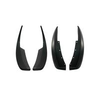 Mudflaps， 2005-2013, compatibile con i modelli base Chevrolet Corvette C6, kit carrozzeria 4 pezzi for paraurti anteriori e posteriori, stile esteso XL(Matte Black)
