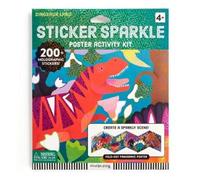 Mudpuppy Dinosaur Land Sticker Sparkle Poster Activity Kit (Mixed Media Product)