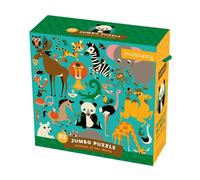 Mudpuppy jumbo puzzle animali da tutto il mondo 25 pezzi