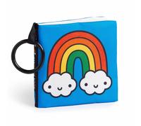 Mudpuppy libro in tessuto per passeggino - mondo arcobaleno