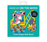 Mudpuppy Marine Life On the Move Color Magic Bath Book (Libro impermeabile)