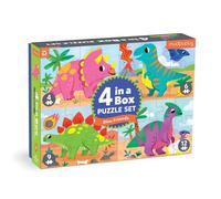 Mudpuppy puzzle dinosauri set 4 in 1