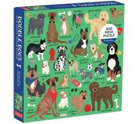 Mudpuppy - Puzzle Doodle cane e altre razze miste - 500 Pezzi