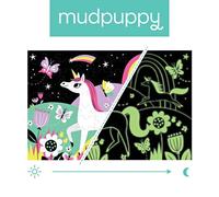 Mudpuppy puzzle Unicorno che si illumina al buio 100 pezzi