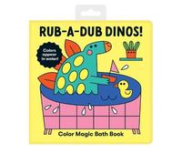 Mudpuppy Rub-a-Dub Dinos Color Magic Bath Book (Libro impermeabile)