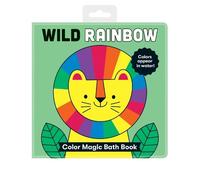Mudpuppy Wild Rainbow Color Magic Bath Book (Libro impermeabile)