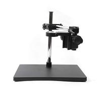 Mudshape Supporto di base professionale in lega di alluminio universale regolabile in altezza, supporto per microscopio con messa a fuoco manuale per insegnamento, medicina, ricerca, ecc