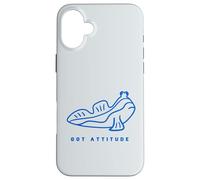 Mudskipper. arte minimalista di un pesce con atteggiamento Custodia per iPhone 16 Plus