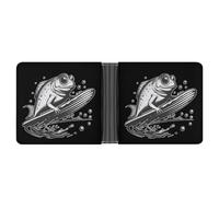 Mudskipper is Surfing - Portafoglio da uomo con stampa porta carte di credito e portamonete