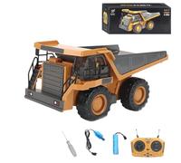 Mudsterz Excavator, Mudsterz Trucks with Cool Lights and Sounds, Complete Control Over The Construction Site, Alloy Material, 2.4ghz Remote, Little Builders, Boost Smotor Skills, Focus (#B)