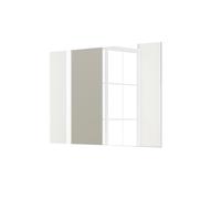 Muebles Pitarch | Specchio da bagno, specchio da ingresso di 77 cm x 55 cm, specchio murale orizzontale o verticale