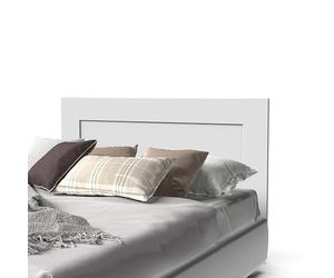 Muebles Pitarch | Testata Letto Matrimoniale 150 Moderna, Bianco, 116x164x2,2 cm, Camera Matrimoniale, Vintage Tavole, Collezione Aroa