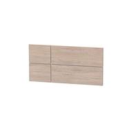 Muebles Pitarch | Testata Letto Singolo 90 Moderna Geometrica Individuale, Aurora, 50x100x3,2 cm, Camera Giovanile, modello Elsa