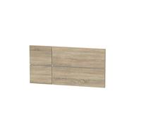 MUEBLES PITARCH | Testata Letto Singolo 90 Moderna Geometrica Individuale, Rovere Cambrian, 50x100x3,2 cm, Camera Giovanile, modello Elsa
