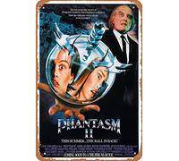 Muecddoa Poster del film classico in metallo Phantasm II (1988) decorazione da parete in latta - 20,3 x 30,5 cm