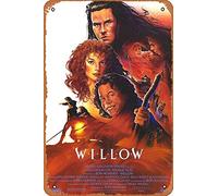 Muecddoa Poster del film classico in metallo Willow (1988) Wall Art Decor Tin Sign - 20,3 x 30,5 cm