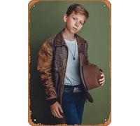 Muecddoa Poster musicale retrò in latta con immagine di MASON RAMSEY, poster per film, casa, bar, pub, garage, decorazione da parete, 20 x 30 cm, targa in metallo vintage