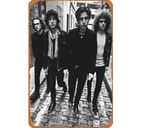Muecddoa Poster musicale retrò in latta con scritta "Catfish & the Bottlemen", stampa per film, casa, bar, pub, garage, decorazione da parete, 20,3 x 30,5 cm, stile vintage