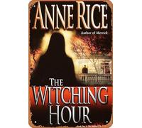 Muecddoa Poster musicale retrò in metallo con scritta The Witching Hour di Anne Rice, stampa per film, casa, bar, pub, garage, decorazione da parete, 20,3 x 30,5 cm, stile vintage