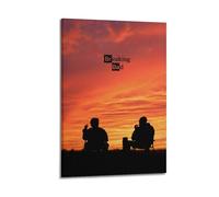 muegrbgs Poster decorativo da parete con motivo Breaking Bad vintage, per soggiorno, camera da letto, elegante poster estetico, 20 x 30 cm, con cornice