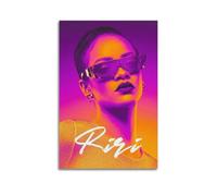 muegrbgs Rihanna - Poster decorativo da parete per camera da letto, soggiorno, camera da letto, elegante, 30 x 45 cm, senza cornice, stile