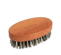 MÜHLE BEARDCARE - Spazzola per barba - Spazzola con setole vegane per la cura quotidiana della barba - manico ovale in legno - 9 x 5 x 3,5 cm