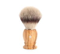 MÜHLE =Pennello da Barba in Fibra M Punta Argento, Oliva (Olive Wood), Standard