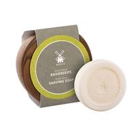 MÜHLE Set di sapone da barba, ciotola in legno con sapone da barba, aloe vera per pelli sensibili, vegano, delicato e nutriente, 65 g