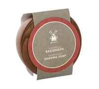 MÜHLE Set di sapone da barba - ciotola in legno con sapone da barba con legno di sandalo per pelle normale e secca, calda e sensuale, 65 g