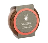 MÜHLE Ciotola di legno con sapone da barba Pompelmo e menta 65 g