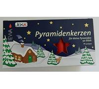 Müller Candele per Piramide, 50 Pezzi, Rossi