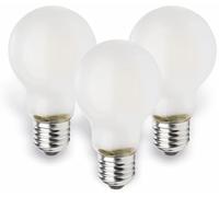 Mueller della luce 400289 Set a + +, Set di Retro della lampadina a led da 40 W, Vetro, 4 W, E27, Argento, 6 x 6 x 10.6 cm