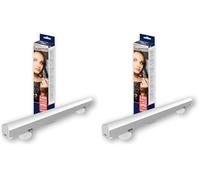 MÜLLER LICHT Belle Lux - Luce da trucco a LED 30cm - cambio colore continuo con sensore: 2700K-6500K (luce calda fino a luce diurna) - dimmerabile - funzione memoria - multiuso - ventosa - 300lm
