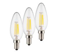 Müller-Licht LED candela E14 4W 2.700K filamenti set 3x Müller-Licht
