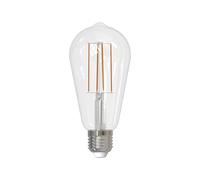 Müller-Licht Retro LED ST64 a forma di pistone E27, 7,5 W sostituisce 60 W, luce bianca calda nostalgica (2700 K) per un ambiente accogliente, 806 lm, dimmerabile, durata 15000 ore