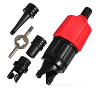 MUELODSIC 1 Set Adattatore Pompa Gonfiabile per Paddle Board Set Valvole Compatibile con Accessori Gonfiatori e Portatile per Gonfiaggio Rapido Dispositivi Aerei