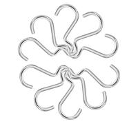 MUELODSIC 10 Pezzi Ganci per Pannello in Ferro Robusti e Resistenti, Appendini per Utensili per Pannelli Forati per Organizzazione Industriale e Mensole di Stoccaggio